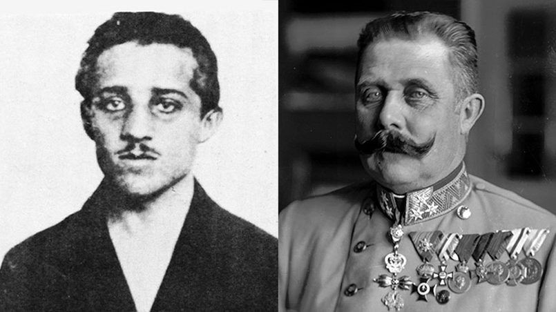 Слева направо: Гаврило Принцип и Франц Фердинанд / Фото: yandex.ru