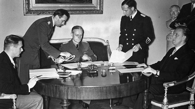 Подписание договора о ненападении между Латвией и Германией. Июнь 1939 года