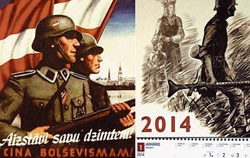 Календарь, пропагандирующий борьбу с большевизмом среди участников Латышского легиона. Регулярно переиздается в современной Латвии
