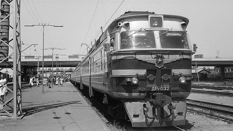 Паровоз Л-0312 с туристическим поездом Baltic Express перед отправлением / Фото: Беседы о Риге