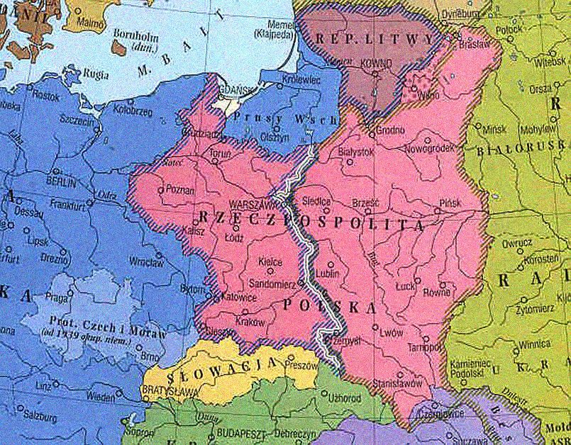 Карта разделенной Польши / Фото: info-poland