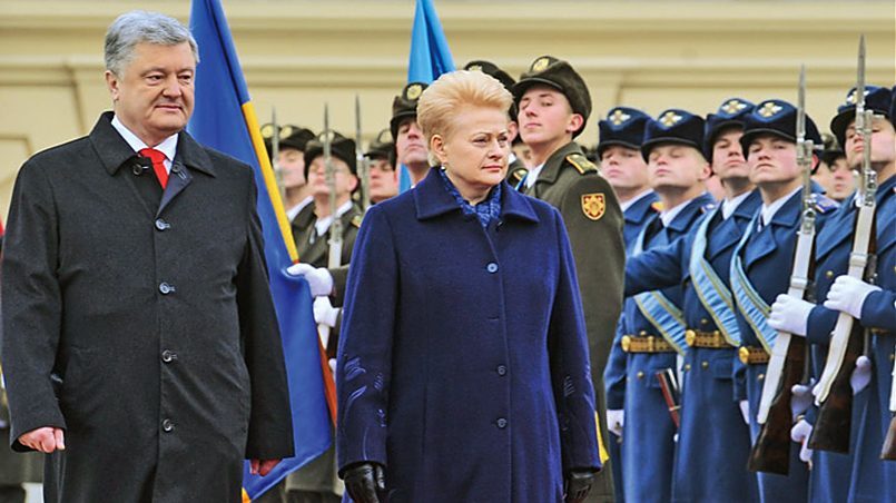 Петр Порошенко и Даля Грибаускайте / Фото: ukurier.gov.ua