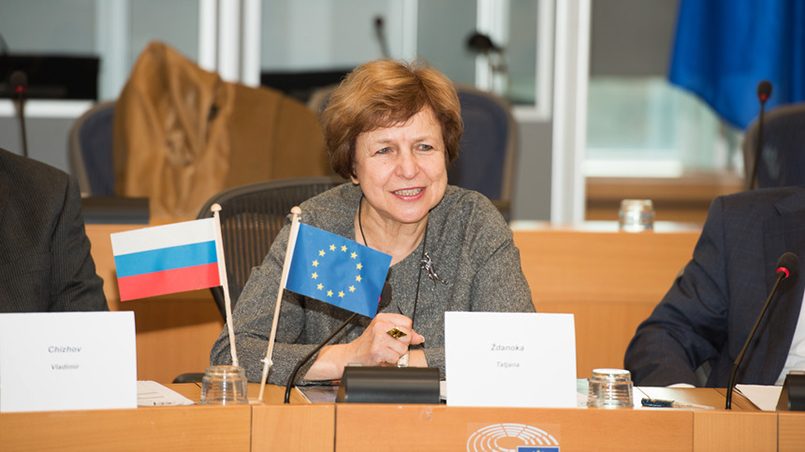 Татьяна Жданок – депутат Европарламента от Латвии в 2004–2018 гг. / Фото: zapchel.lv