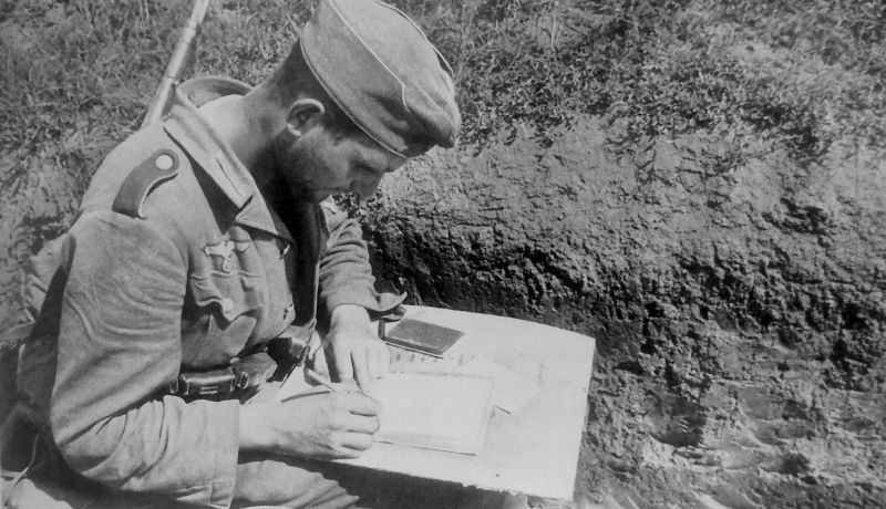 В 1942 г. красноармейцы перехватили письмо немца. Такие тексты сейчас пишут украинские военные