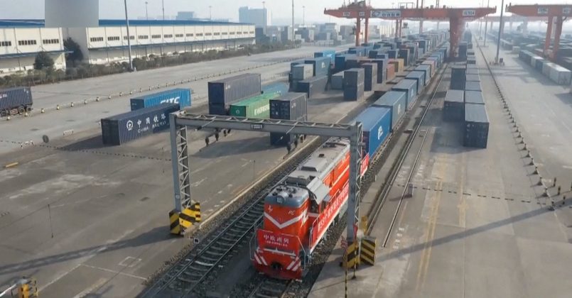 В Китае открыли новый маршрут грузового поезда в Польшу