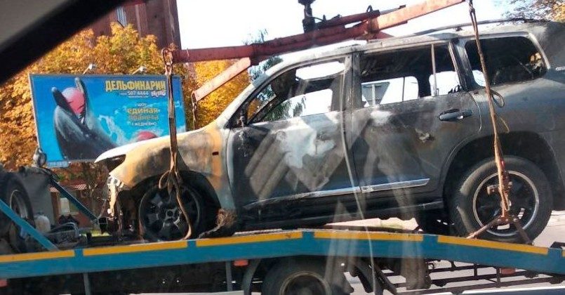 В Минске неизвестные сожгли автомобиль главы Комитета судебных экспертиз Беларуси