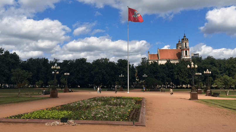 Лукишская площадь в Вильнюсе