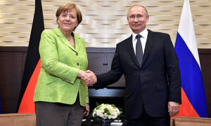  Ангела Меркель и Владимир Путин в Сочи 2 мая
