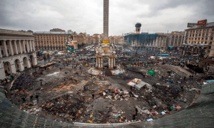 Площадь Калинина (Майдан независимости) 2014 год