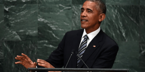 Барак Обама на трибуне Генеральной Ассамблеи ООН, 20 сентября 2016