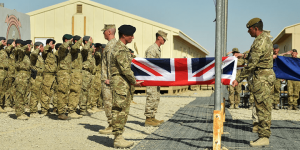 Британские военные на базе Кэмп Бастион, провинция Гильменд, Афганистан
