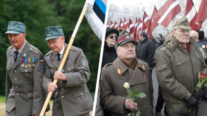Ветераны СС в Эстонии и Латвии / Коллаж RuBaltic.Ru
