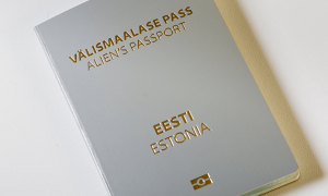 Серый паспорт негражданина Эстонии