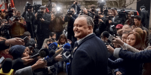 Новый президент Молдовы Игорь Додон
