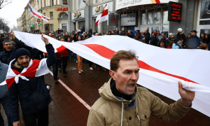 Протестная акция в Беларуси 25 марта