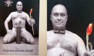 Райвис Зигмундс поздравляет женщин с 8 марта