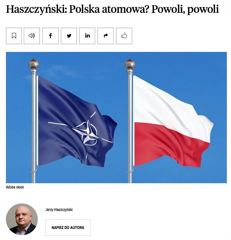  Ядерное оружие и польское общество 