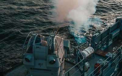 ВМС Польши провели артиллерийские стрельбы в Балтийском море