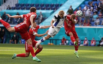 Сборная России обыграла Финляндию на чемпионате Европы по футболу