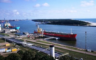 Перевалка грузов в порту Клайпеды существенно сократилась
