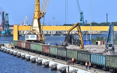 Грузооборот Вентспилского порта рекордно снизился