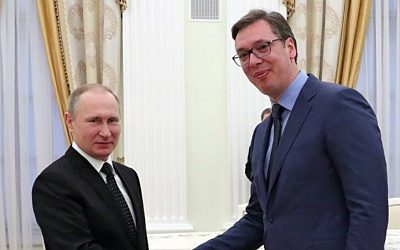 Вучич рассказал Путину о провокациях в Сербии 