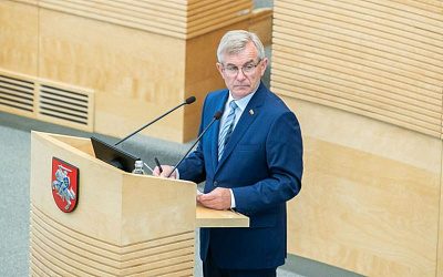 Правящая партия пообещала отправить в отставку спикера парламента Литвы в ближайшее время