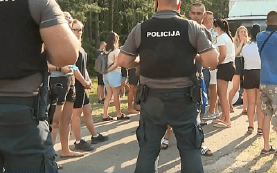 Беспорядки подавляли силой: в Литве задержаны восемь участников акции против размещения мигрантов