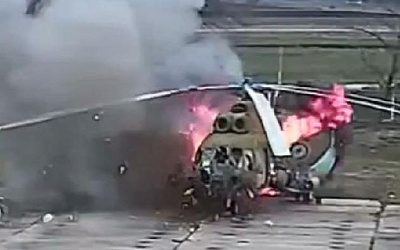 В МВД Молдовы назвали фальшивыми кадры удара по вертолету в воинской части в Тирасполе