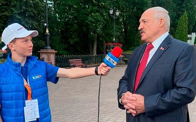 Латвия начала разбирательство из-за интервью детей Рижской академии радио и ТВ с Лукашенко