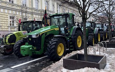 Фермеры Литвы вышли на забастовку