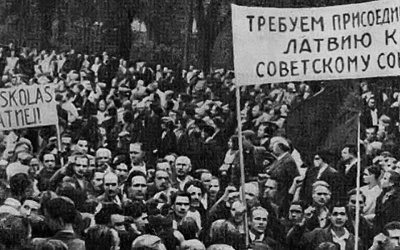 Латвийское общество приветствовало вхождение страны в состав СССР