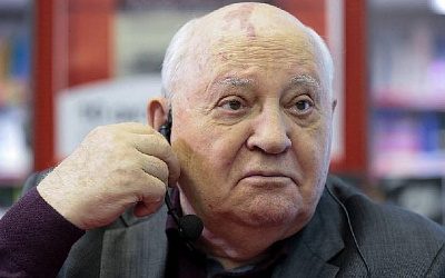 Президент ФРГ поблагодарил Горбачева за падение Берлинской стены