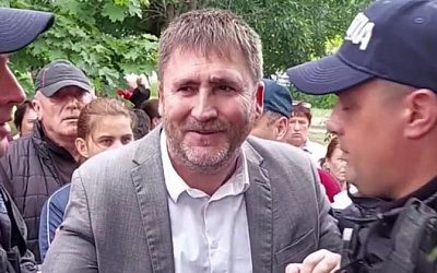 В Кишиневе начались задержания участников акции протеста