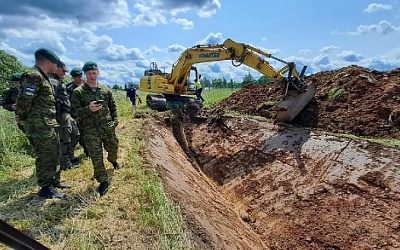 Эстония начала строительство оборонительных укреплений на границе с Россией
