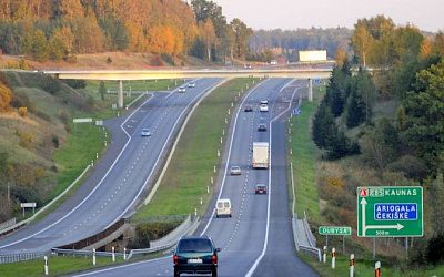 Правительство Литвы одобрило реконструкцию дороги от Каунаса до границы с Латвией