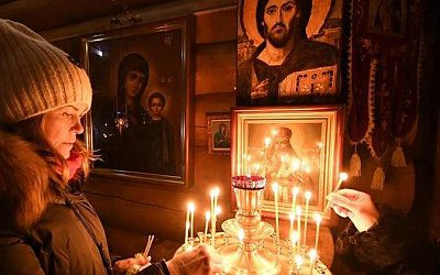 Православные отмечают Рождество