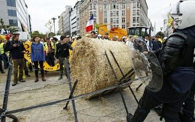 Фермеры стран Балтии проведут в Брюсселе акцию протеста против сокращений дотаций ЕС
