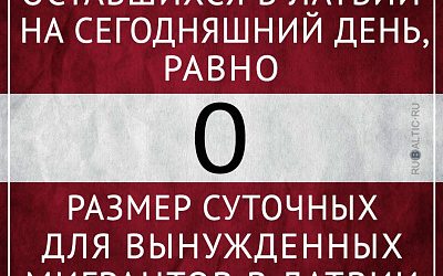 Из Латвии бегут даже беженцы!