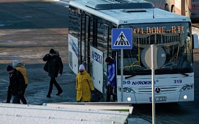 Перевозчики в Латвии провели акцию протеста из-за отсутствия финансирования