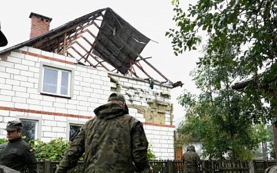 СМИ: польский истребитель ударил ракетой по жилому дому