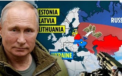 The Sun приписала Путину планы по захвату Прибалтики «в стиле Гитлера»
