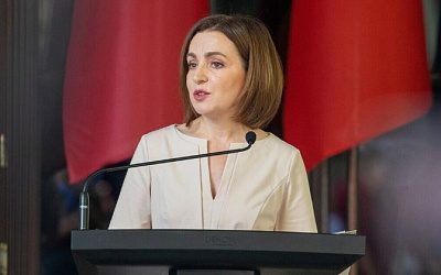 Санду назвала незаконными поставки газа в Приднестровье при содействии России
