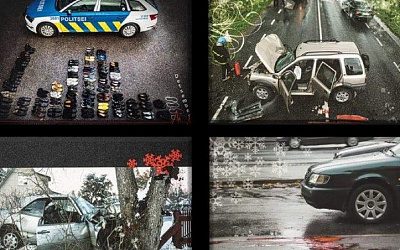 В Эстонии полиция пришлет злостным нарушителям черные открытки к Рождеству