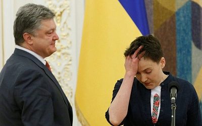 Экс-депутат Рады Савченко заявила о мародерстве Порошенко на войне в Донбассе