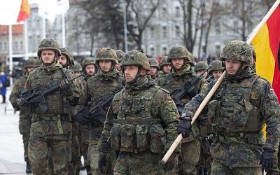 В Кремле прокомментировали планы Германии создать военную базу в Литве