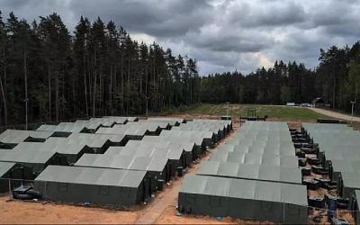 Литва развернула крупнейший полевой военный лагерь у границы с Беларусью