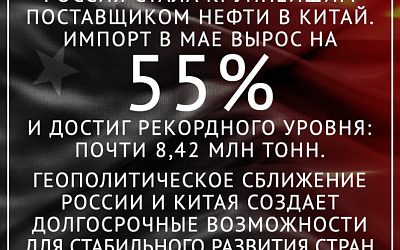 Последствия СВО: Рекордные за всю историю отношений объемы поставок российской нефти в Китай