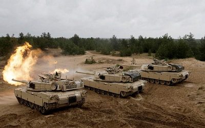 Литовская армия провела танковые стрельбы близ границы с Беларусью (видео) 