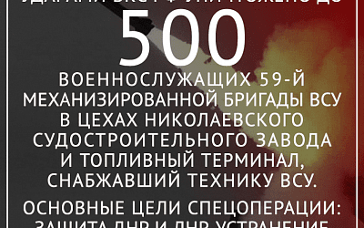 Последствия СВО: ВКС РФ успешно решают задачу по демилитаризации Николаевской области Украины